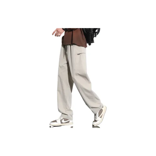 Tonlion Casual Pants Men Light Khaki