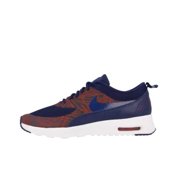Nike Air Max Thea Anti-Slip Wear-Resistant Low-Top Casual Running Shoes Women's Blue Red