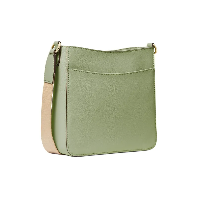 MICHAEL KORS Jet Set Coated Canvas Messenger Bag, Shoulder Bag, Crossbody Bag, Handbag Small Size Women's Fruit Green-1