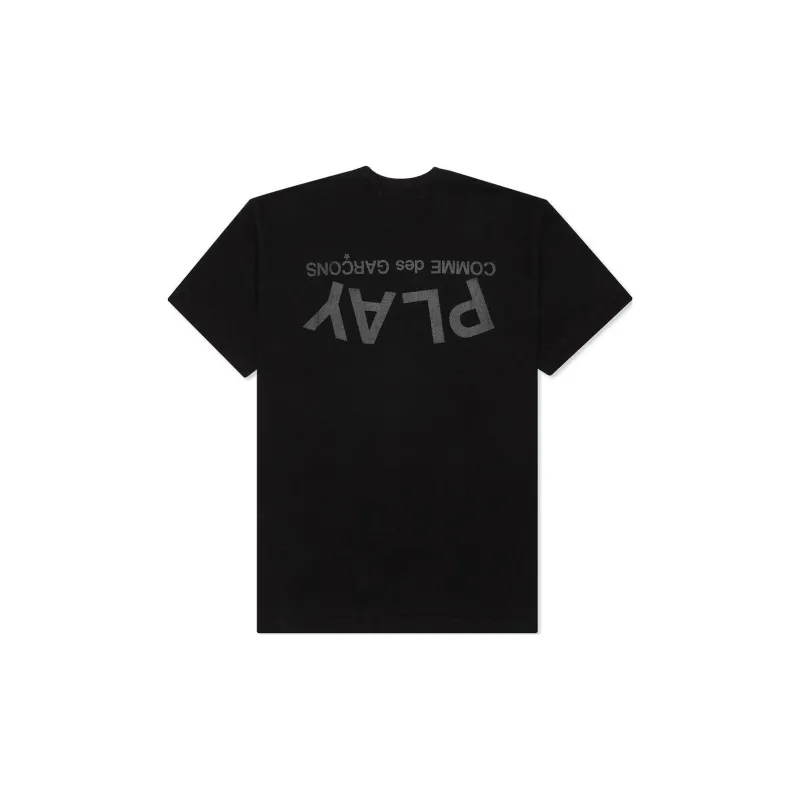 CDG Play T Shirts Men Black-1