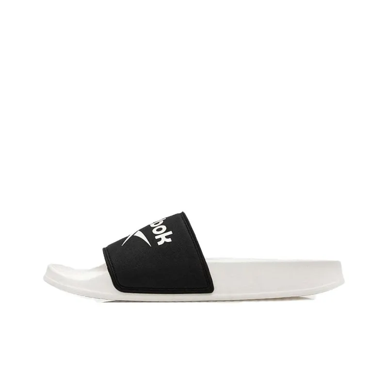 Reebok Fulgere Slide Slip Resistant Slide Slippers Unisex Black White-0