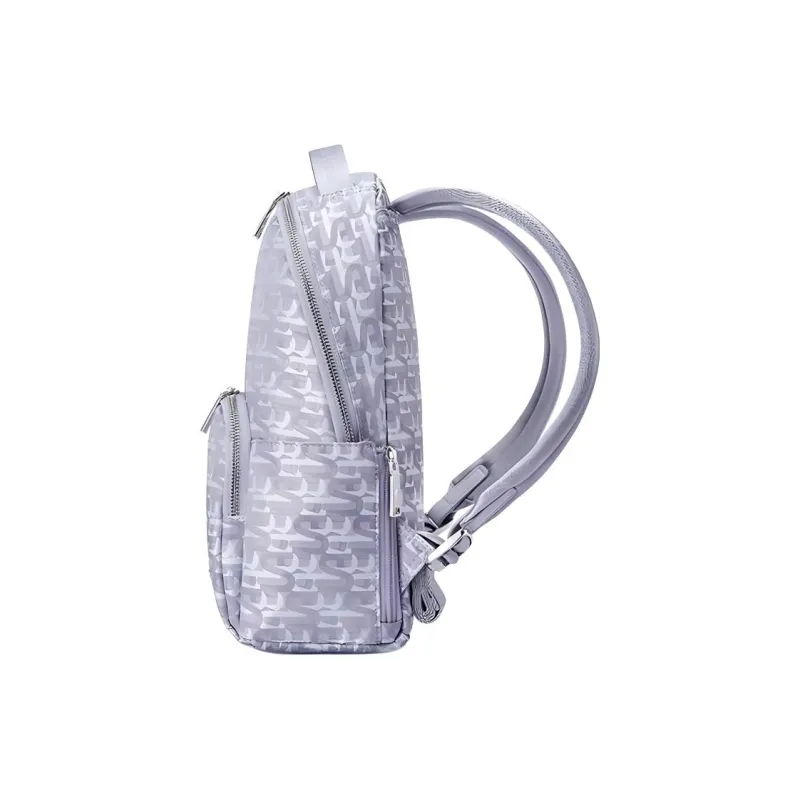 SAMSONITE LIBRA 2.0 Jacquard Fabric Backpack Women's Purple Print-1
