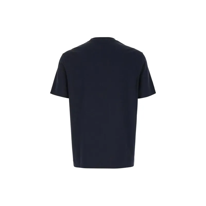 EMPORIO ARMANI Logo Embroidered Crewneck T Shirt-1