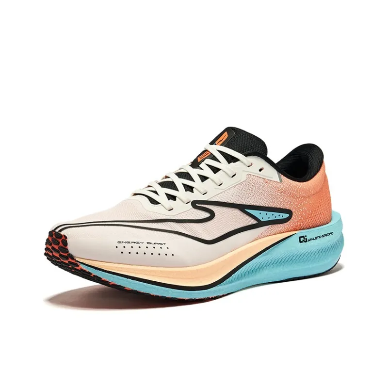 Erke Polar Wind 2.0 Slip Resistant Anti Rollover Low Top Running Shoes Men's Sunrise Color Scheme-2