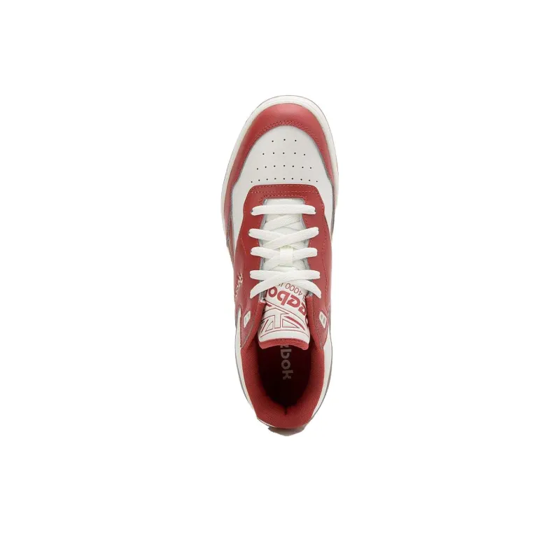 Reebok BB 4000 Anti Slip Wear Resistant Low Top Skateboard Shoes Unisex Red White-4