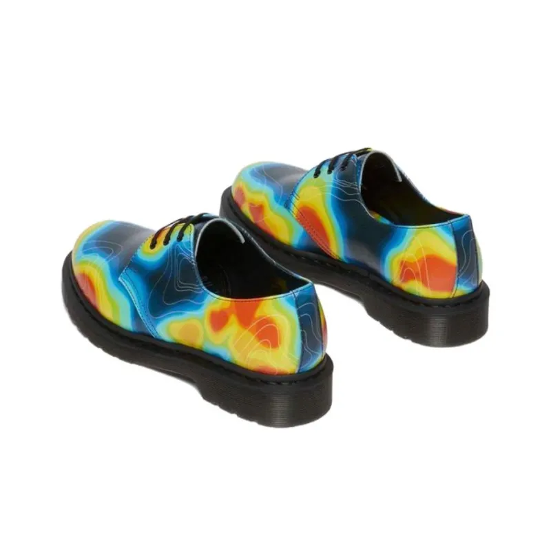 Dr.Martens Men's Casual Shoes Men Low Top Blue Black Red/Black-3