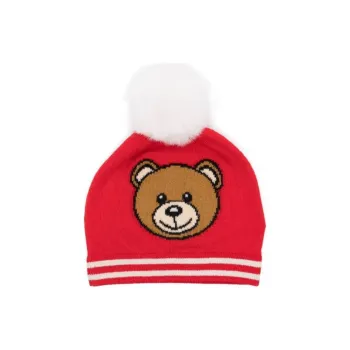 MOSCHINO Logo intarsia Beanie