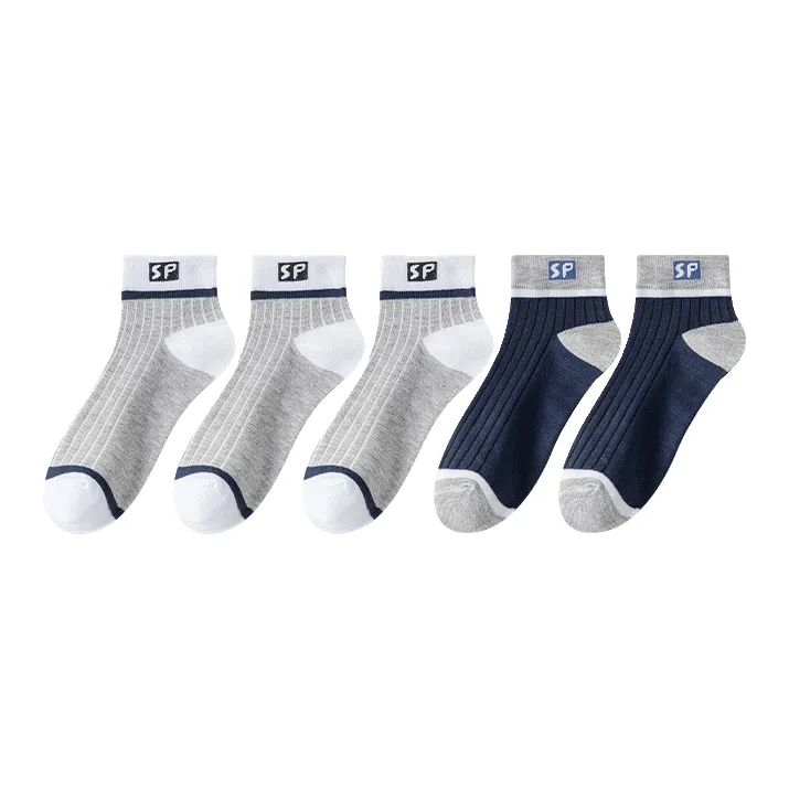 Lan Miao Ankle Socks Men's 5 Pack-14