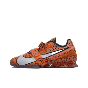 Nike Romaleos 4 Anti Slip Wear Resistant Low Top Training Shoes Unisex Orange