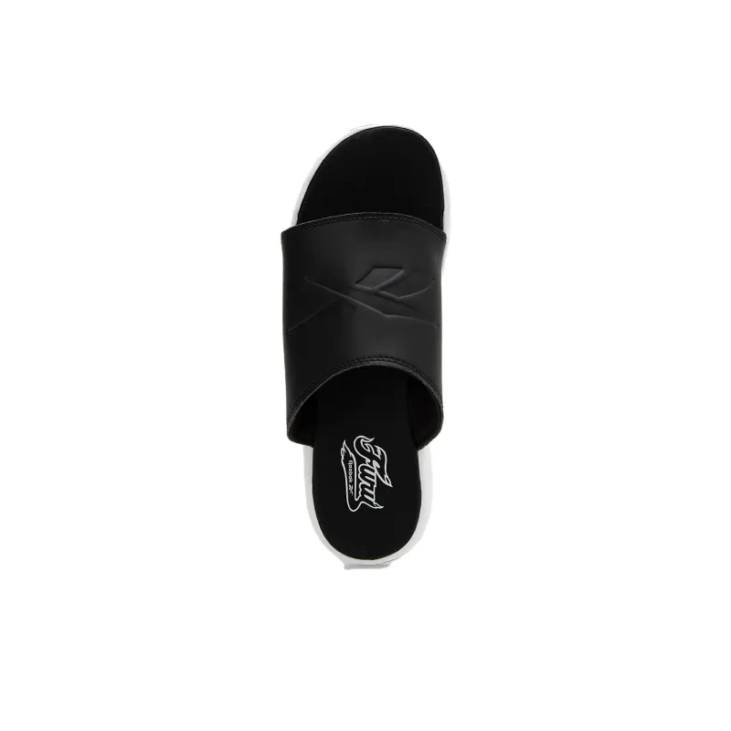 Reebok Fury Slide Slip Resistant Abrasion Resistant Slide Slippers Unisex Black-4