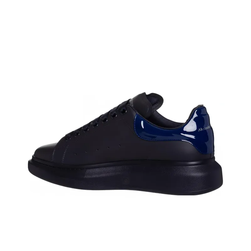Alexander McQueen Oversized Sneaker 'Triple Black Blue'-3
