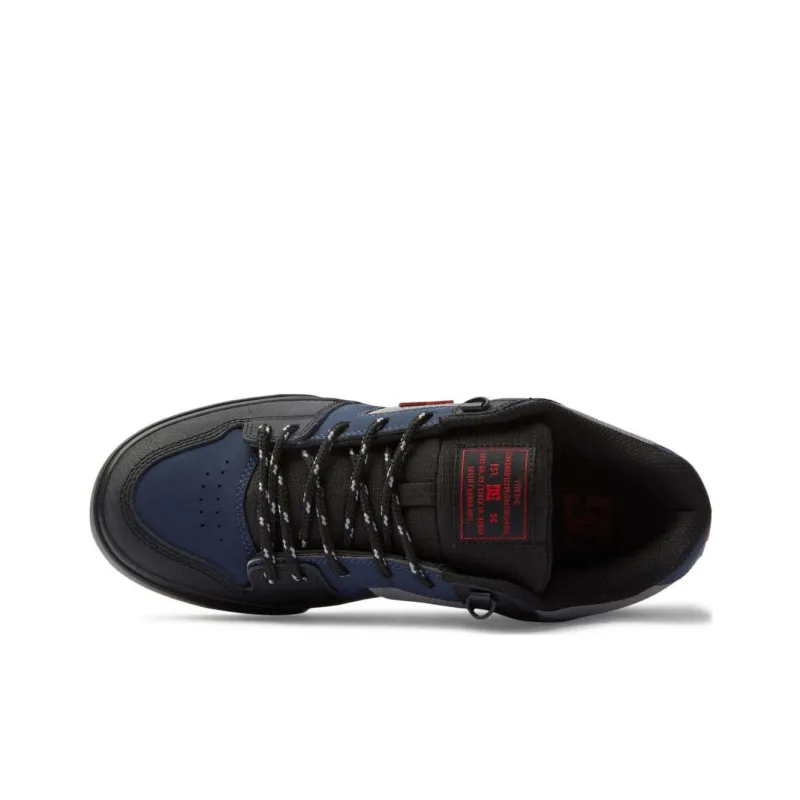 DC Shoes Wear resistant And Lightweight Low Top Skateboard Shoes Men's Blue Black-3