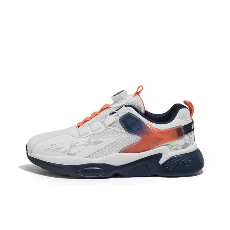 Warrior Low Top Basketball Shoes Men's White Orange-0