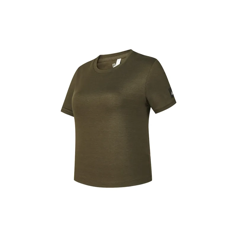 FILA x BBC EARTH T Shirt Women's Chestnut-1