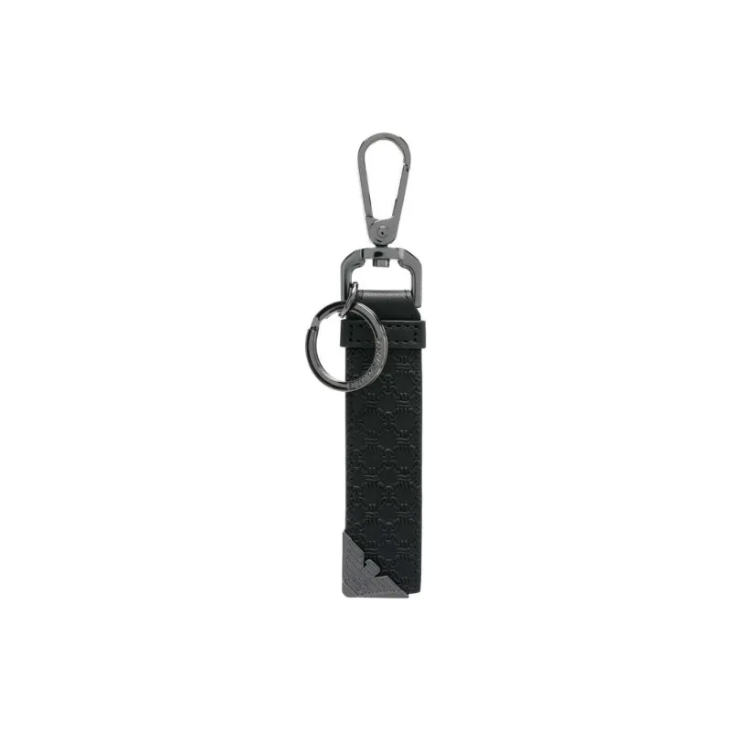EMPORIO ARMANI Logo-plaque Keyring-1