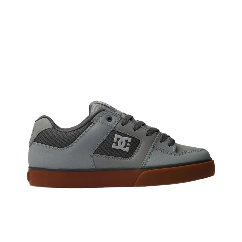 DC Shoes Low Top Skateboard Shoes Men's Gray-1