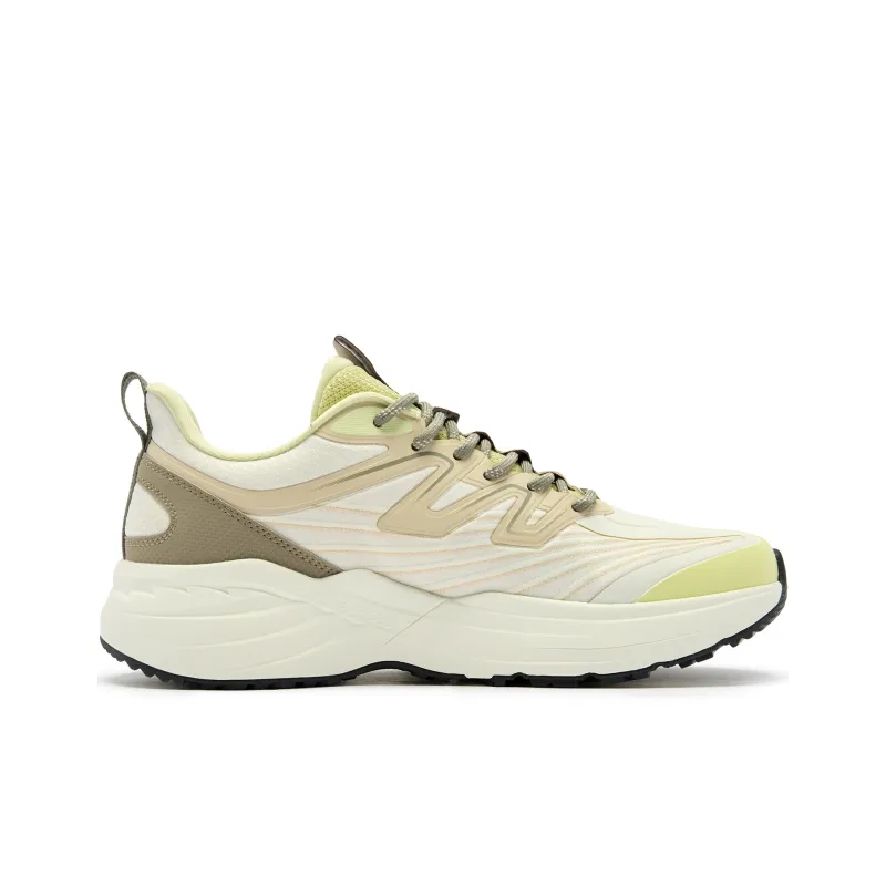 QIAODAN Running Shoes Men Low Top Ivory/Spirulina-1