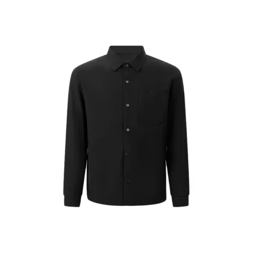 Biyin Leufen Shirts Men Black