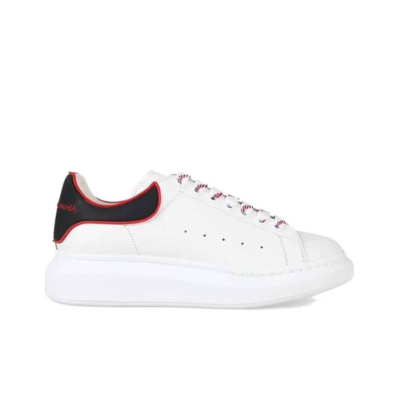 Alexander McQueen Oversized White Black Red Outline-1