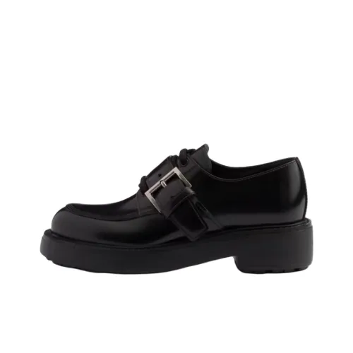 PRADA Loafers 5cm Women's Black