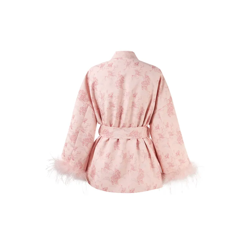 COCOON Puffer Jacket Women's Pink-1