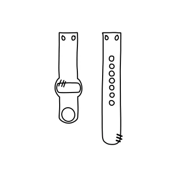 Imobile Huawei Xiaomi Samsung VivoOPPO Compatibility Watch Band Length 20.7cm Silicone Material