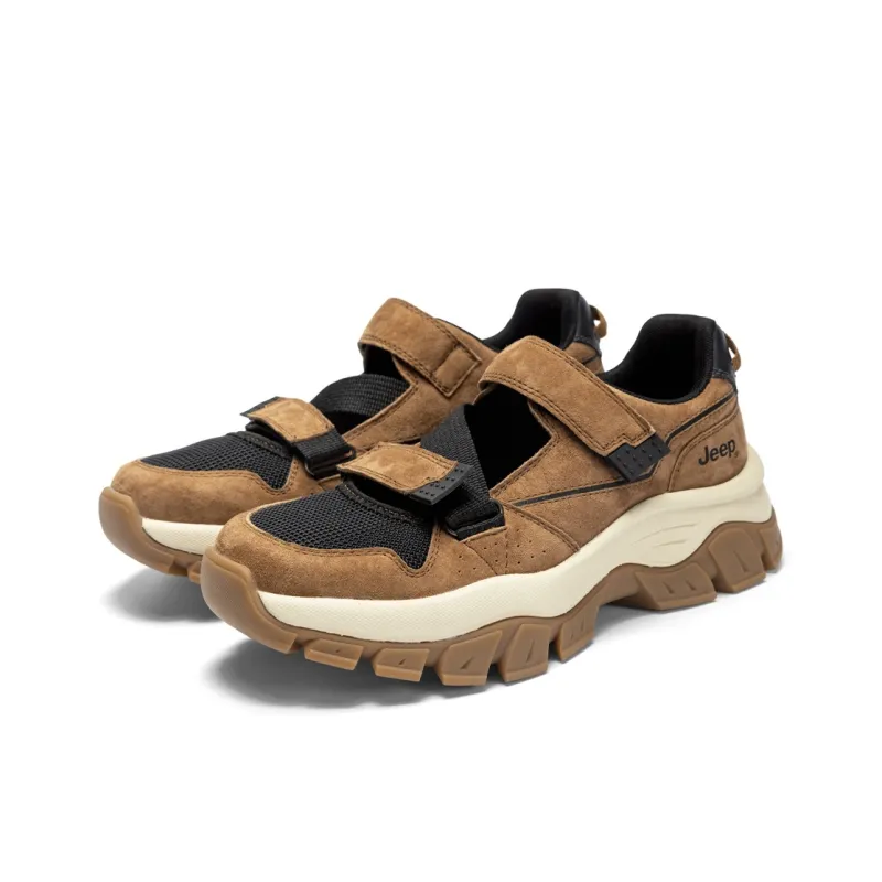Jeep Sports Sandals For Outdoor Mountaineering Anti Slip Wear Resistant Low Top Hiking Shoes Women's-10