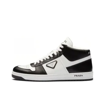 PRADA High Top Skateboard Shoes Men's Black