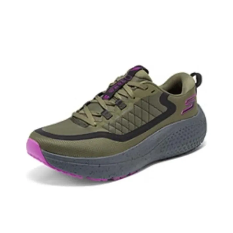 Skechers MEN'S GO Anti Slip Wear Resistant Low Top Running Shoes Men's Army Green-2