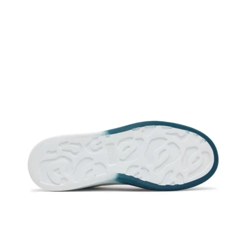 Alexander McQueen Oversized Low Top Skateboard Shoes Men's White Green-4