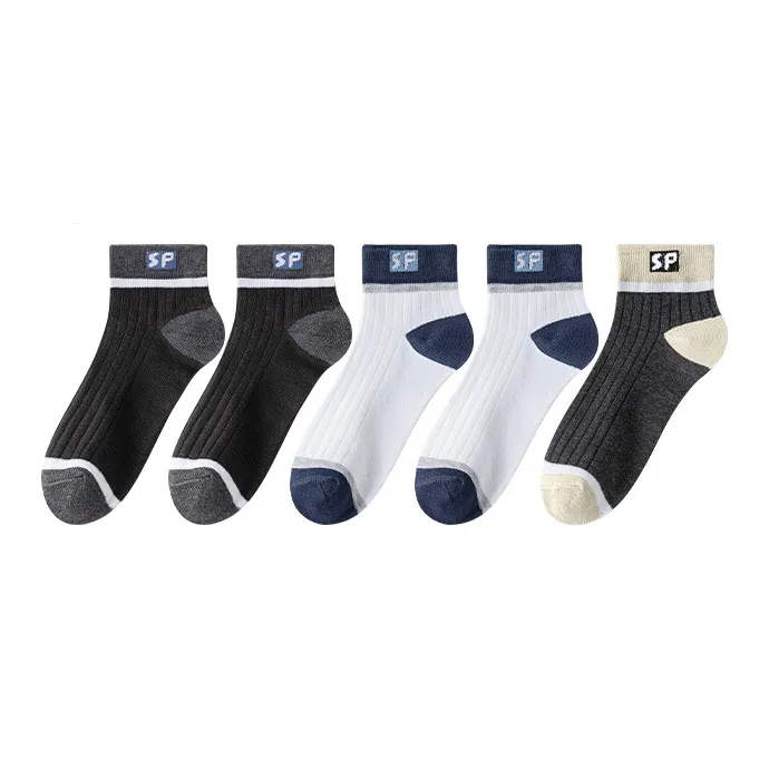 Lan Miao Ankle Socks Men's 5 Pack-9