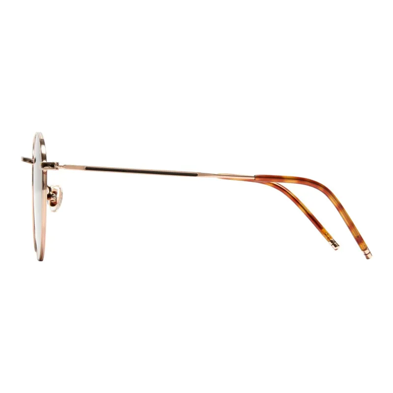 CARIN Pure Titanium Round Sun Protection UV Protection Sunglasses Unisex-5