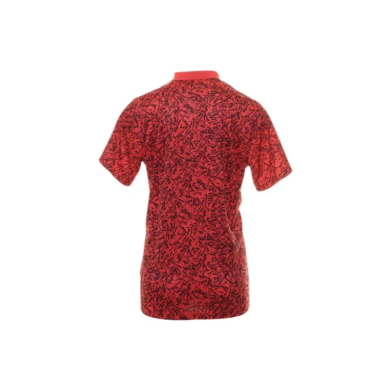 Nike Polo Shirts Men Gym Red-1