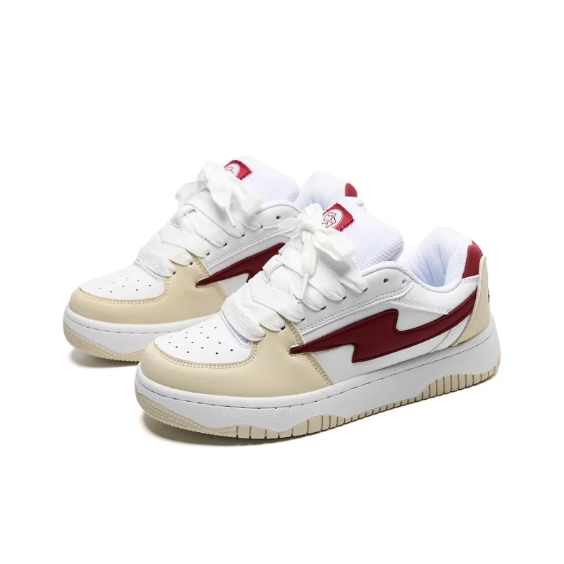 OAOQ Wear-resistant And Lightweight Low-Top Casual Shoes Unisex Light Moon-16