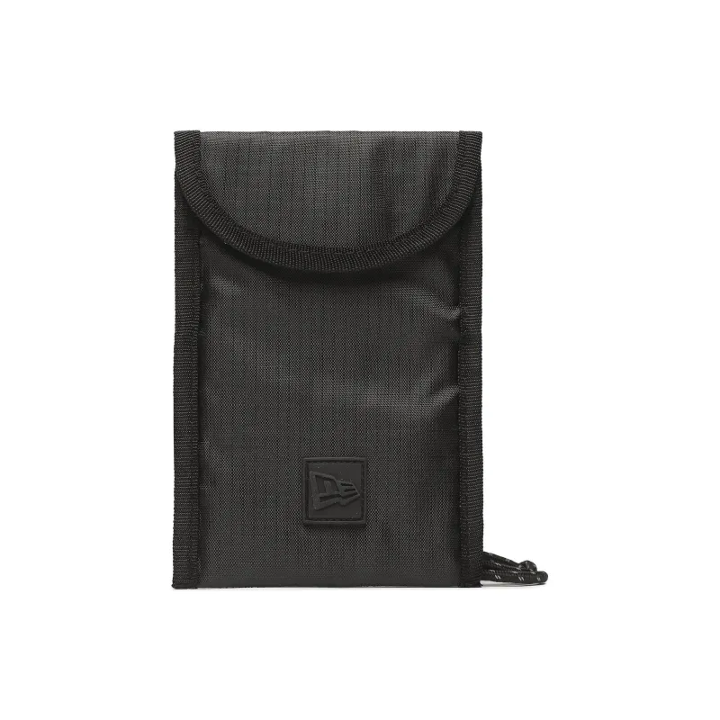 New Era Fabric Crossbody Bag, Shoulder Bag, Cell Phone Pouch Men's Black-0