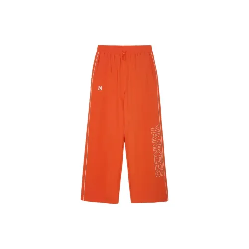 MLB Varsity New York Yankees Retro Sports Pants Casual Pants Women's Dark Orange