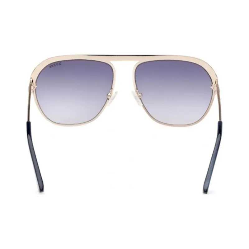 GUESS Metal Aviator Sunglasses Unisex Gold-6