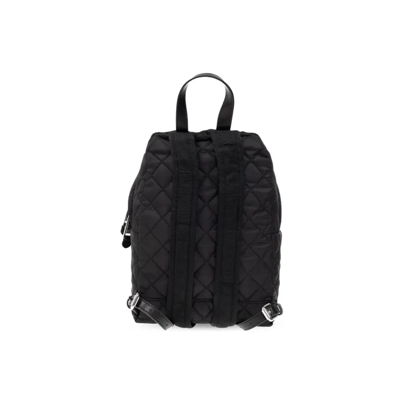 MOSCHINO Logo-Embellished Zip-Up Quilted Backpack-3