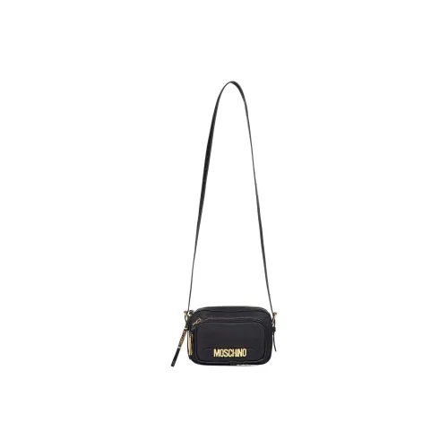 MOSCHINO Polyamide Blended With Cotton Crossbody Bag Shoulder Bag Women's Black