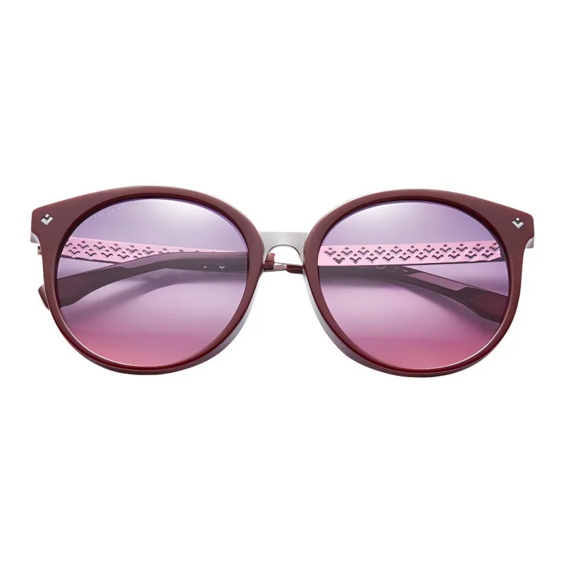 LACOSTE Plate Frame Round Sunglasses Unisex-1