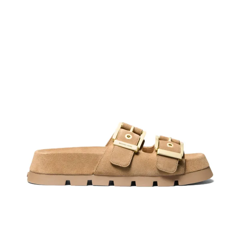MICHAEL KORS Slide Slippers Women's Brown-1