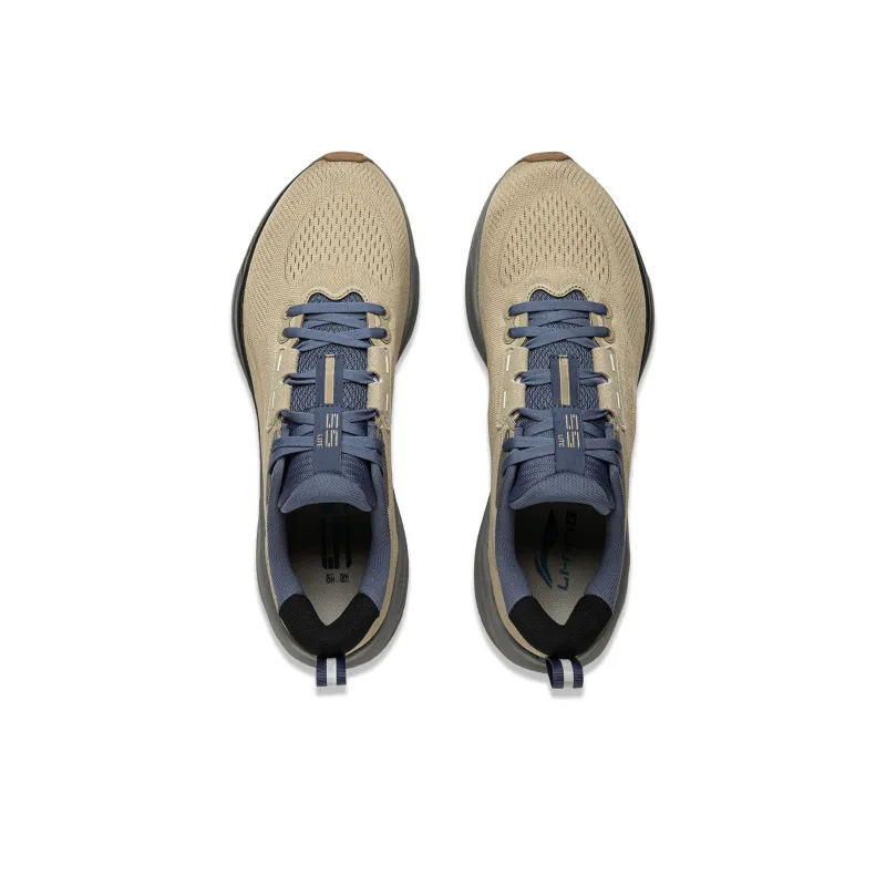 LiNing Wu Leaping 2.0 V2 Cushioned Anti Slip Wear Resistant Breathable Lightweight Low Top Running Shoes Men's Umber-3