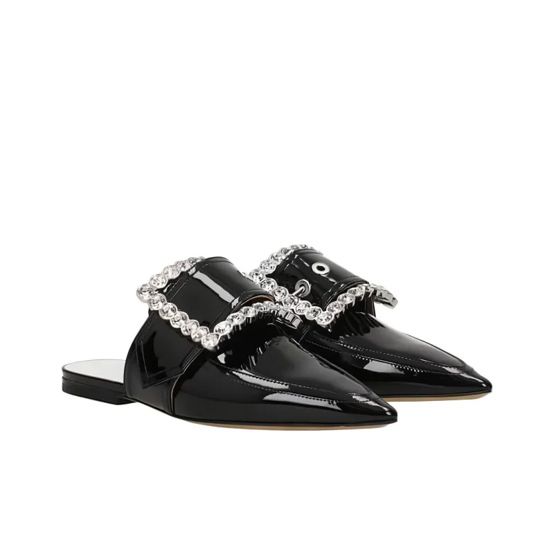 Maison Margiela Replica Closed Toe Slippers Women's Black-1