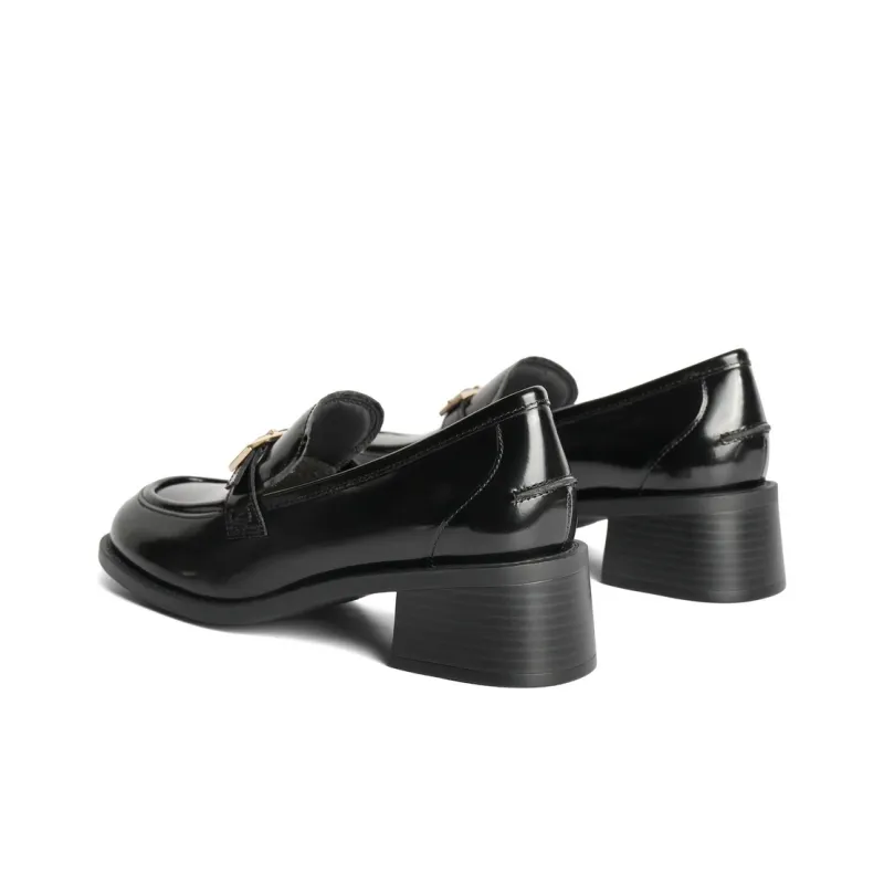 BELLE Loafers 4.5cm Women's Burgundy Black-3