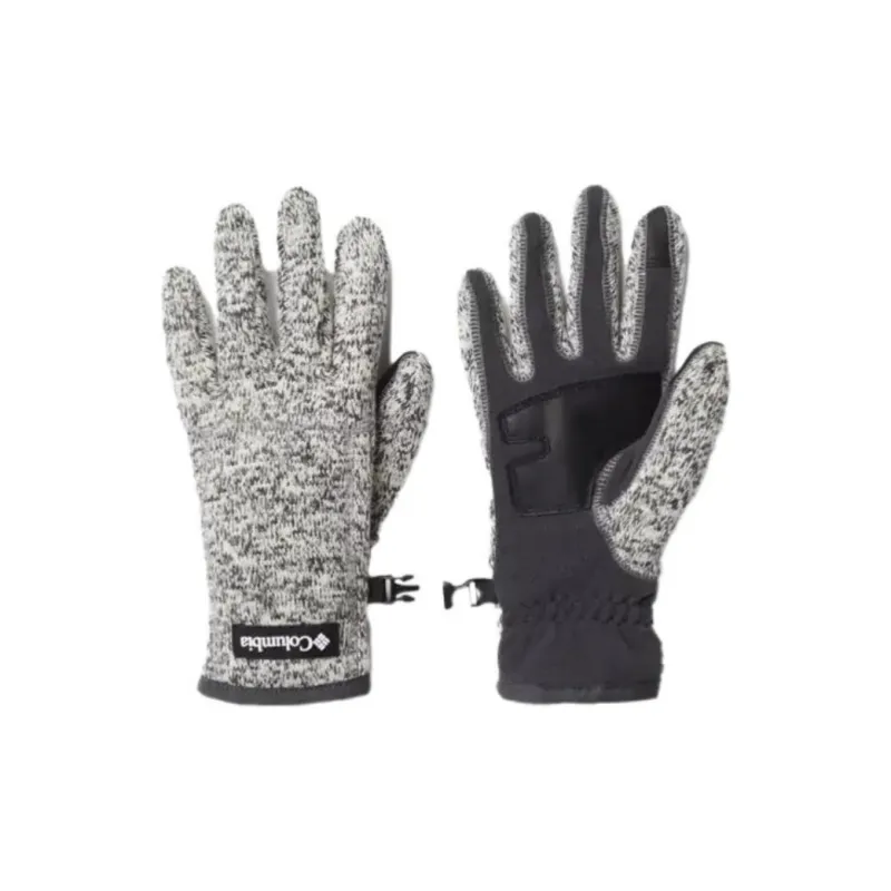 Columbia Polyester Knit Gloves Men's Gray-1
