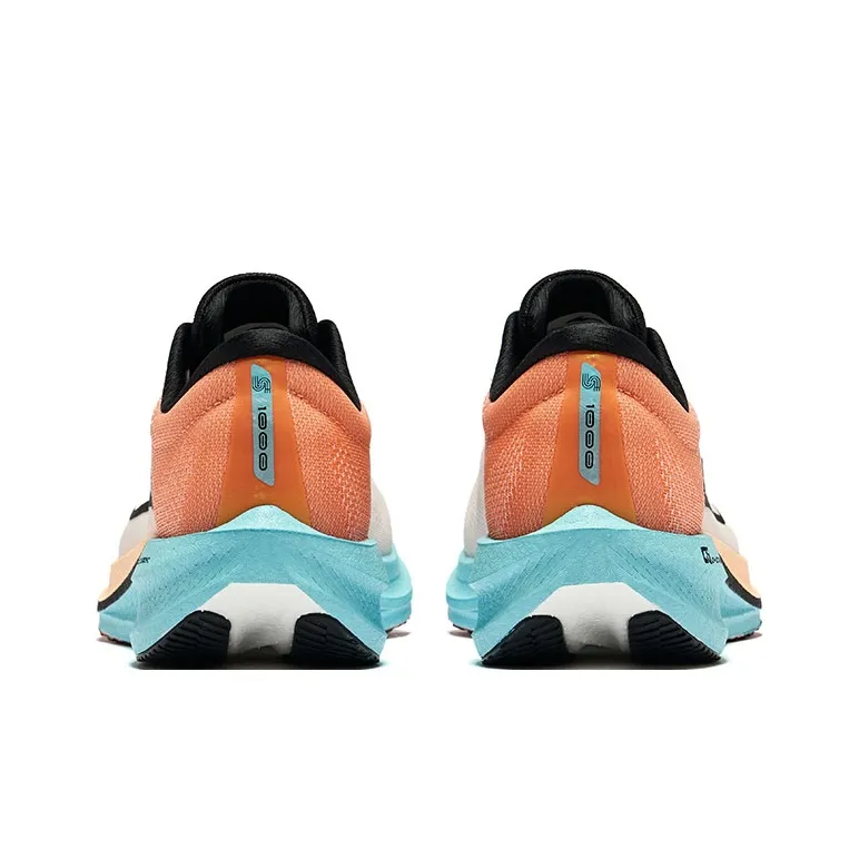 Erke Polar Wind 2.0 Slip Resistant Anti Rollover Low Top Running Shoes Men's Sunrise Color Scheme-4