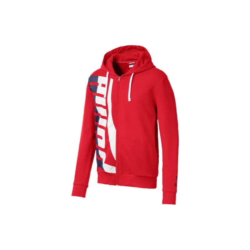 PUMA Sweatshirts Men Red-2