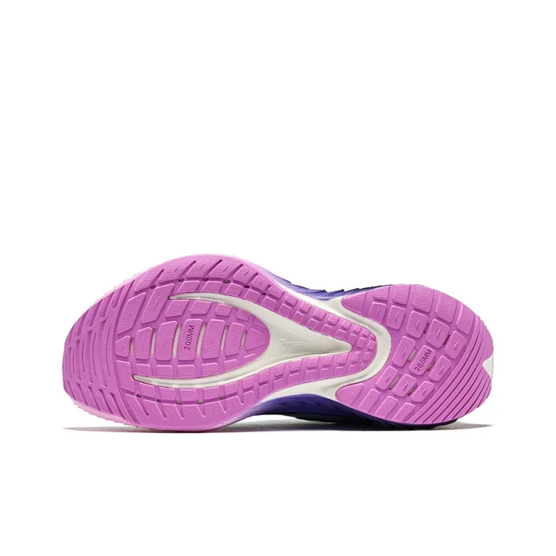 Erke Cushioning Low-Top Running Shoes Women's Azure Night Purple-3