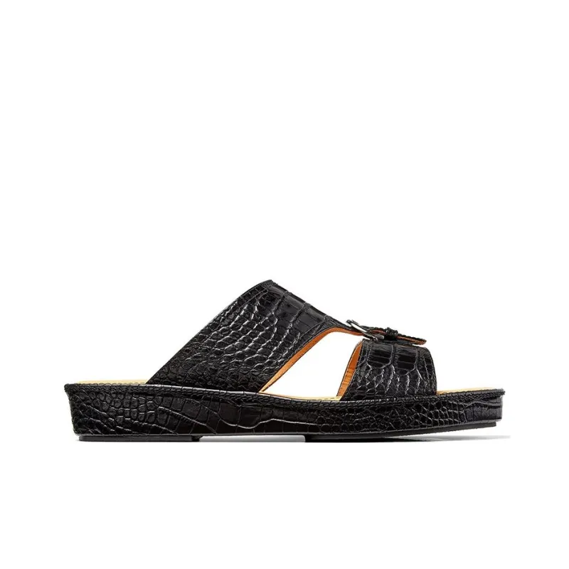 Jimmy Choo Slide Slippers Men's Black-3