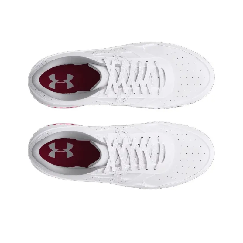 Under Armour Anti Slip Wear Resistant Low Top Casual Shoes Men's White-3